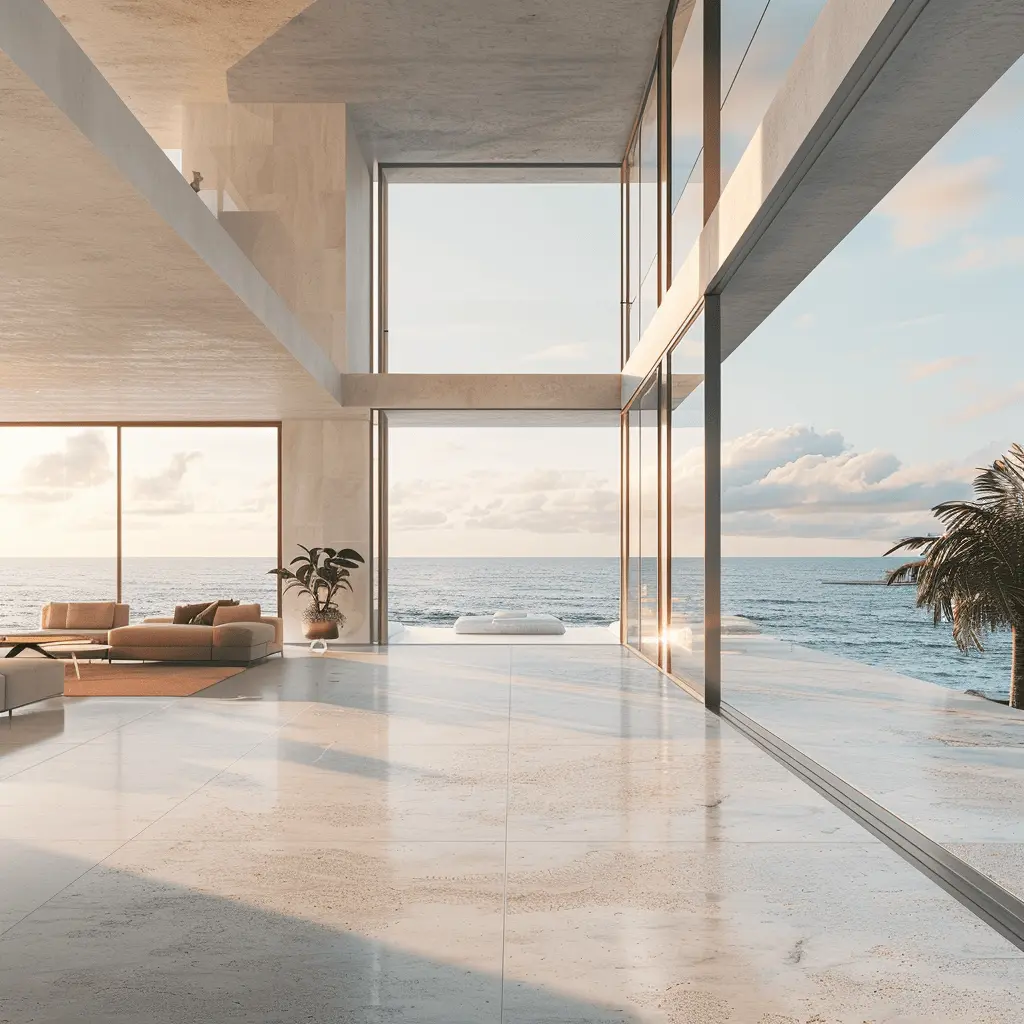 Oceanfront home overlooking the lagoon