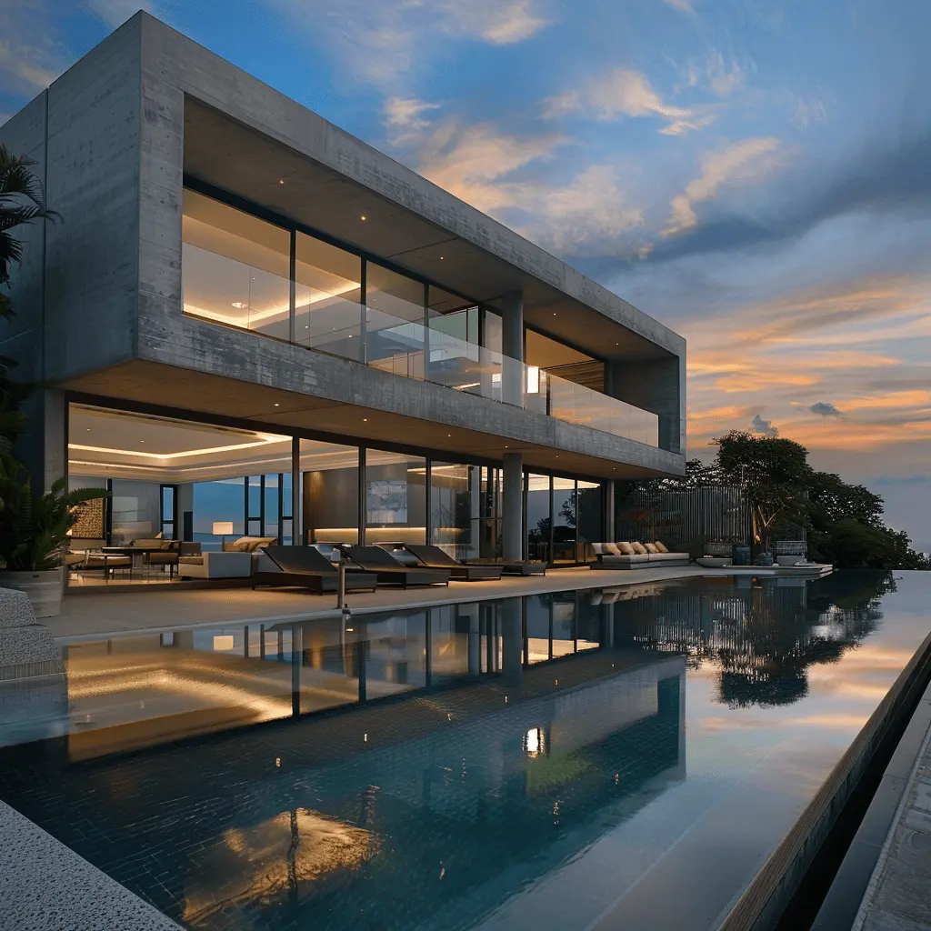 Contemporary ocean-view villa
